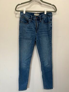 Madewell Slim High-Rise Skinny Jeans - Medium Wash Blue